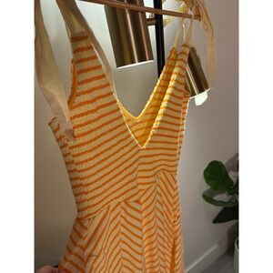 Free People maxi dress NWT colorful stripe pop art packable vacation outfit Med